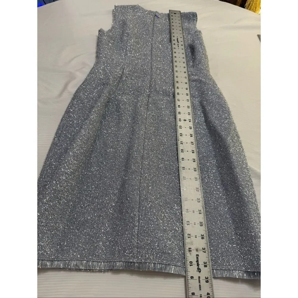 KATE SPADE New York Wool Blend Tinsel Tweed Dress in Moonglow Size 10 New